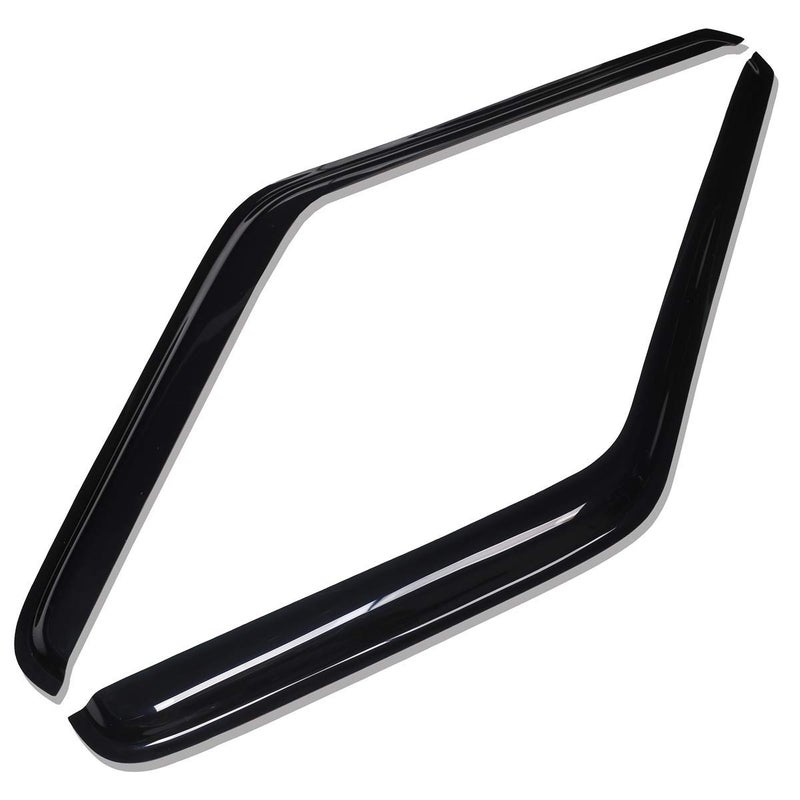 Lightronic Extra Durable Outside-Mount Auto Vent Window Visor, Fits 1980-1996 Ford Bronco & Ford F-150, F-250, F-350; 1997 F-250 HD, Regular Cab/SuperCab/SuperCrew, UV-Protect Rain Guard, Smoke, 2-Pcs - Image 5